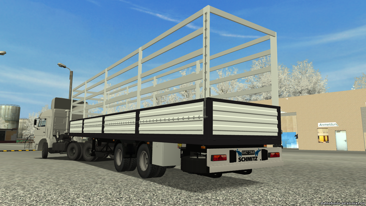 открытый прицеп для Euro Truck Simulator