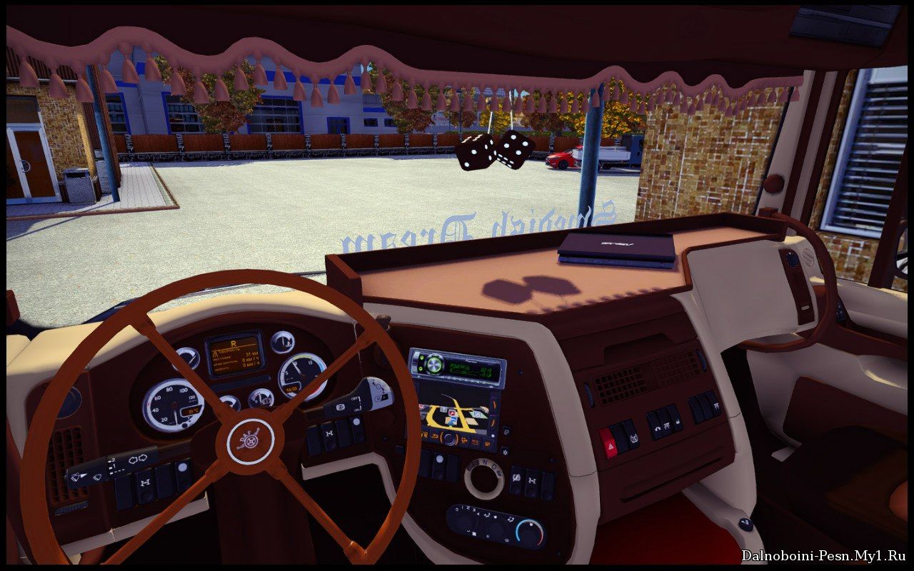 Салон в DAF для Euro Truck Simulator 2