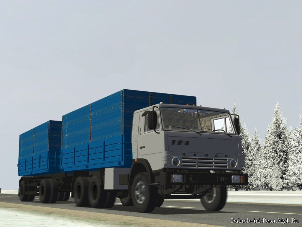 Камаз-5320+Прицеп Одаз 9620 для German Truck Simulator