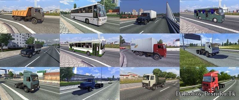Russian Traffic Pack для Euro Truck Simulator 2