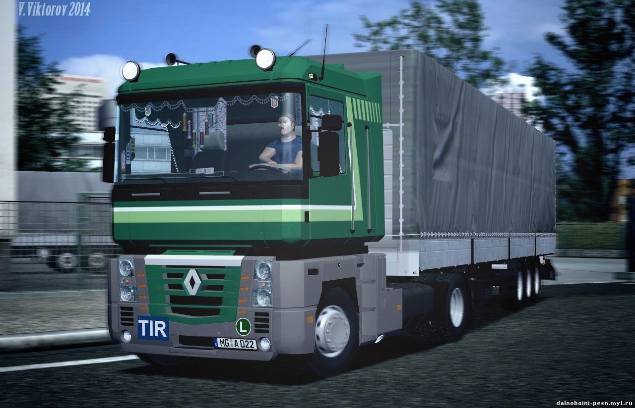 Renault Magnum Mack 400 для German Truck Simulator