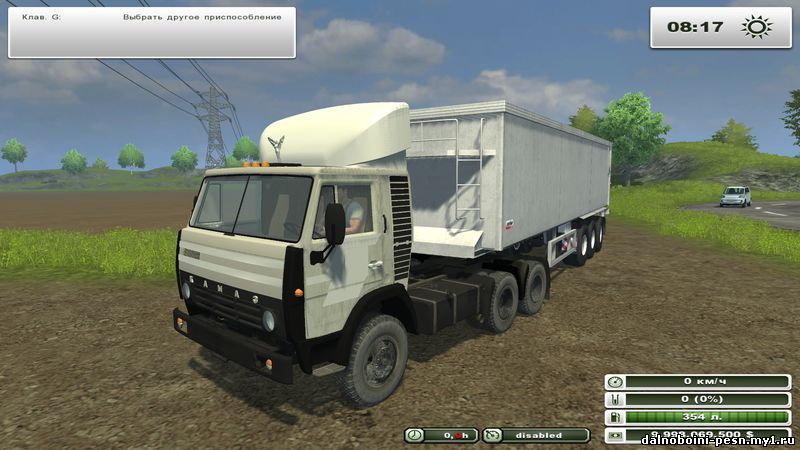 КАМАЗ и ГАЗ 54112 для Farming Simulator