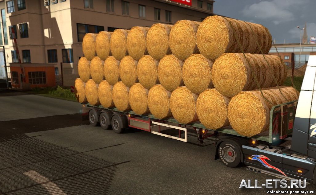 Прицеп с сеном для Euro Truck Simulator 2