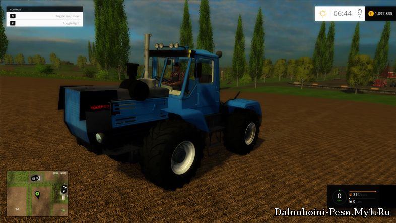 T-150 Синий для Farming Simulator