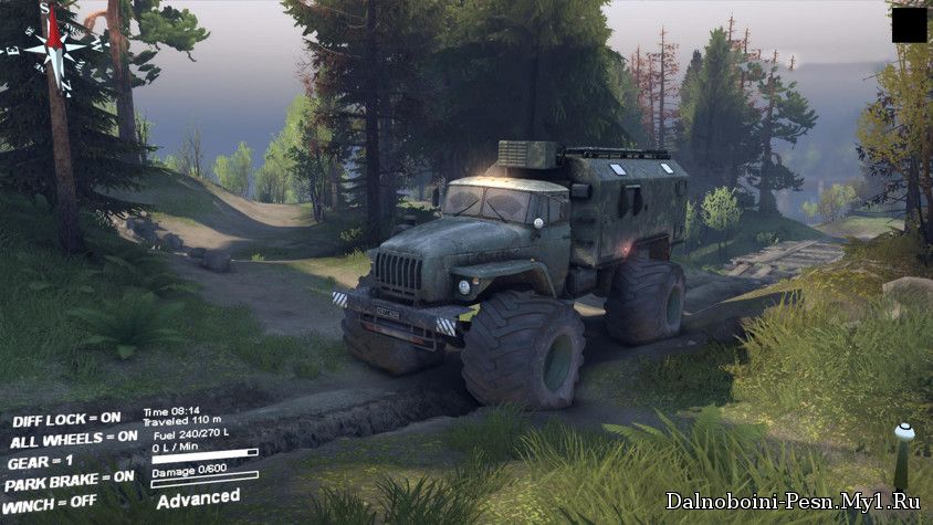 Урал Полярник 4х4 для Spin Tires