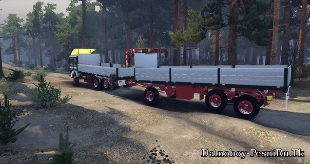 RÁBA-MAN truck + trailer для Spin Tires