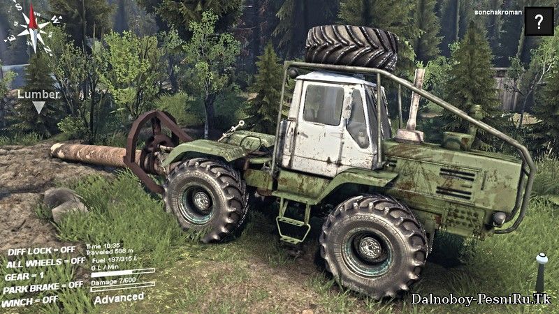 Т-150К v1.1 для Spin Tires