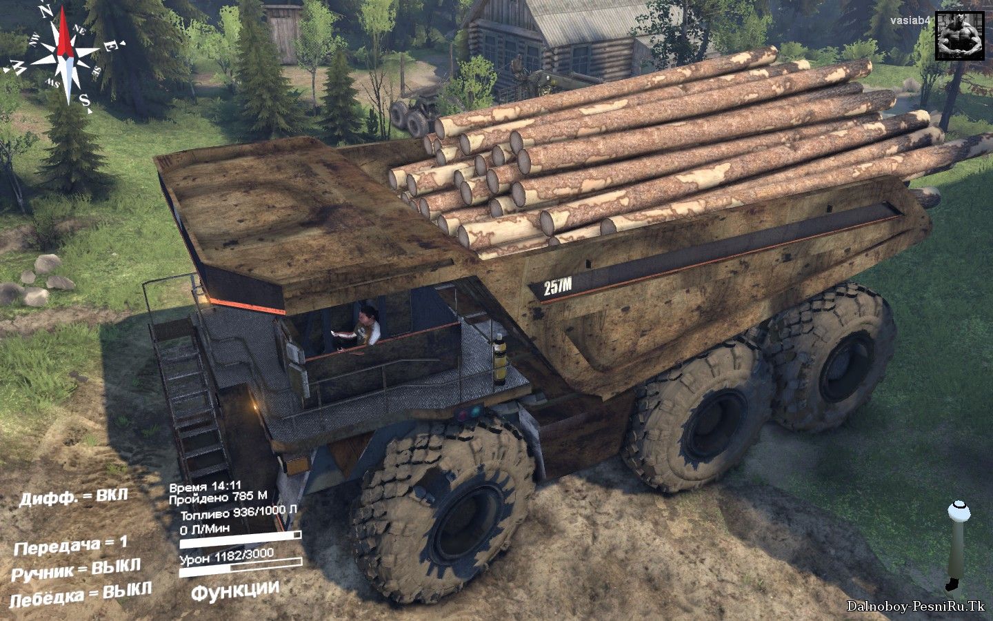 Caterpillar 6x6 для Spin Tires