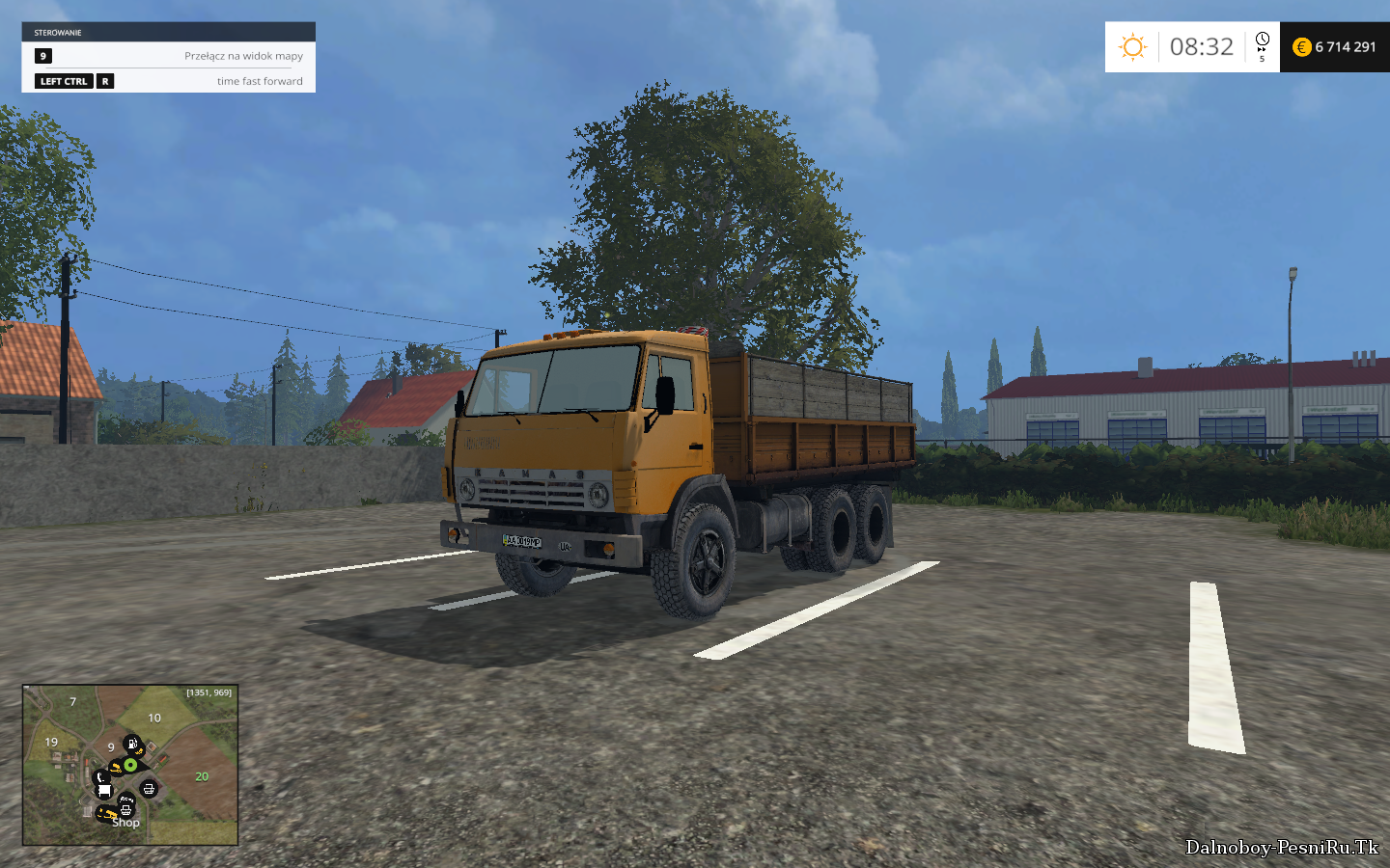 КАМАЗ 55102 для Farming Simulator