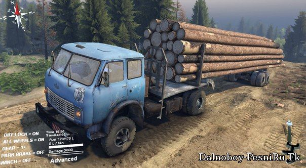 МАЗ-509 v2 для Spin Tires