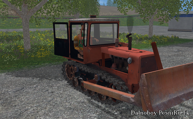 ДТ-75 и Отвал для Farming Simulator