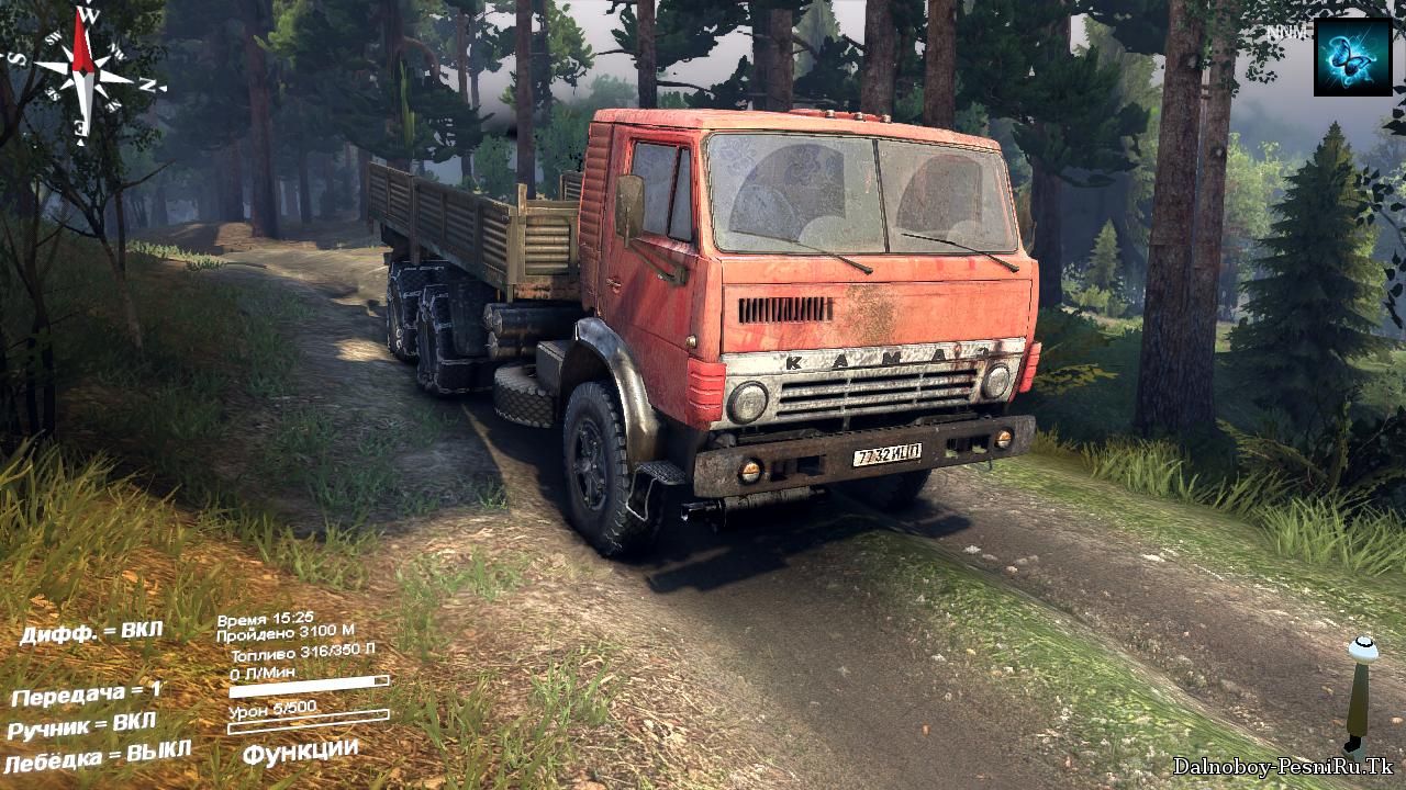 КамАЗ-53212 для Spin Tires